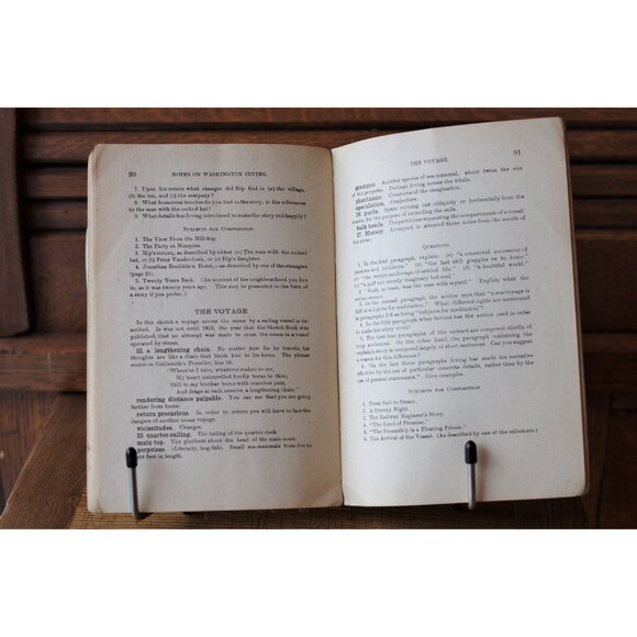 Selections From Irving and Hawthorne Copp Clark Literature Series 1915 Textbook - Picture 5 of 6